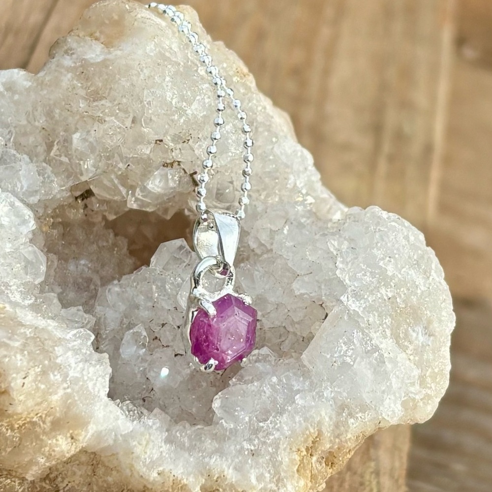 Ruby Stalactite Necklace - Picture 8 of 12